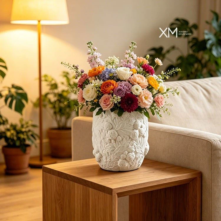 Ceramic Vase, Indoor Home & Office Decor, Custom Porcelain Vase high quality